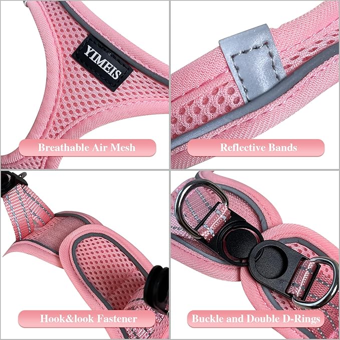 YIMEIS Dog Harness and Leash Set 1)