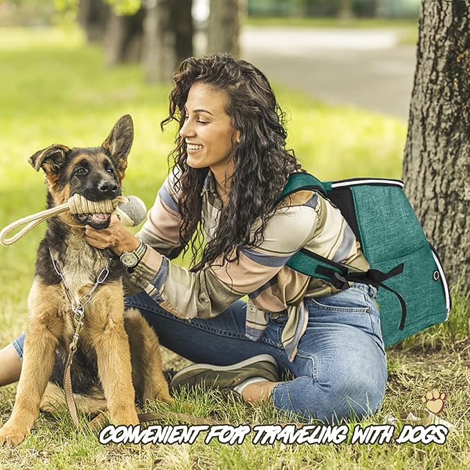 BAGLHER丨Dog Travel Bag Backpack 2 Silicone 2 Food