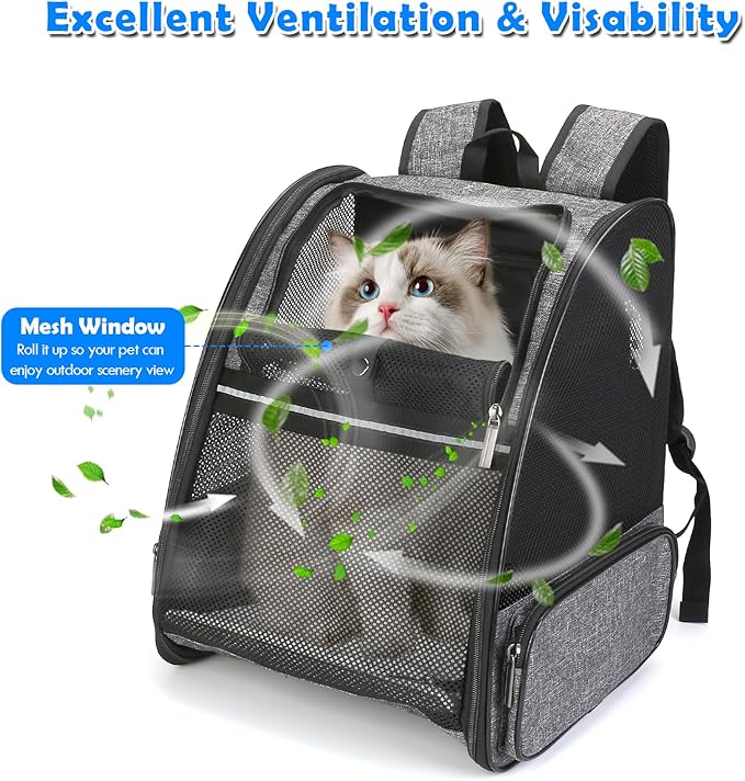 Cat Carrier Expandable Backpack
