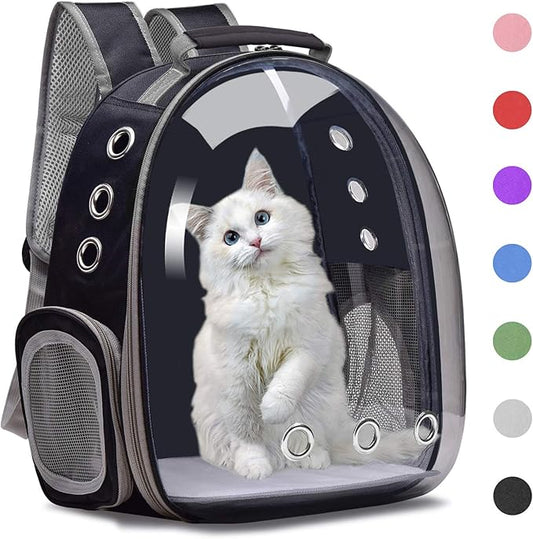 Henkelion Backpack Carrier/Bubble Carrying Bag for Small Medium Dogs Cats