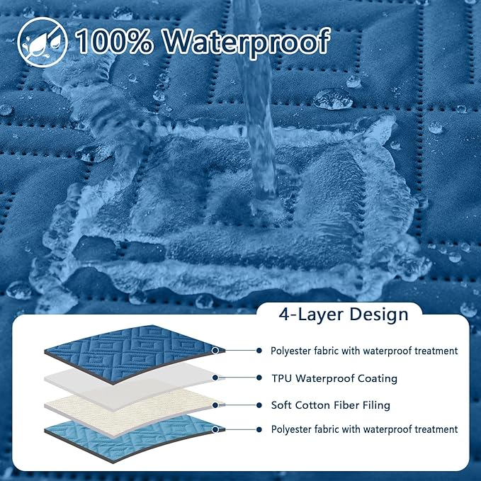 hyha Waterproof Dog Blanket (52x82 Inch,