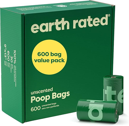 Earth Rated Dog Poop Bags Value Pack 600 Count