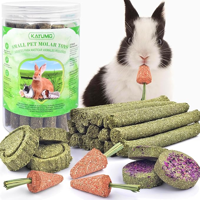 KATUMO 24PCS Rabbit Chew Treats