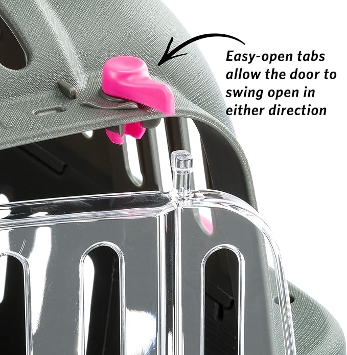 Ferplast Jet Pet Carrier: Value Dog Carrier Suitable for Toy Dog Breeds & Small Cats 12.6L x 18.5W x 11.42H inches,