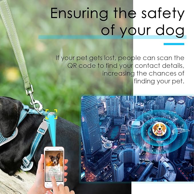 ThinkPet Reflective Breathable Soft Air Mesh with QR