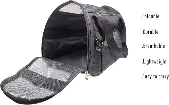 Pet Carrier Airline Approved Cat Carrier Dog Carrier for Medium Small Cats Small Puppy Kitten
