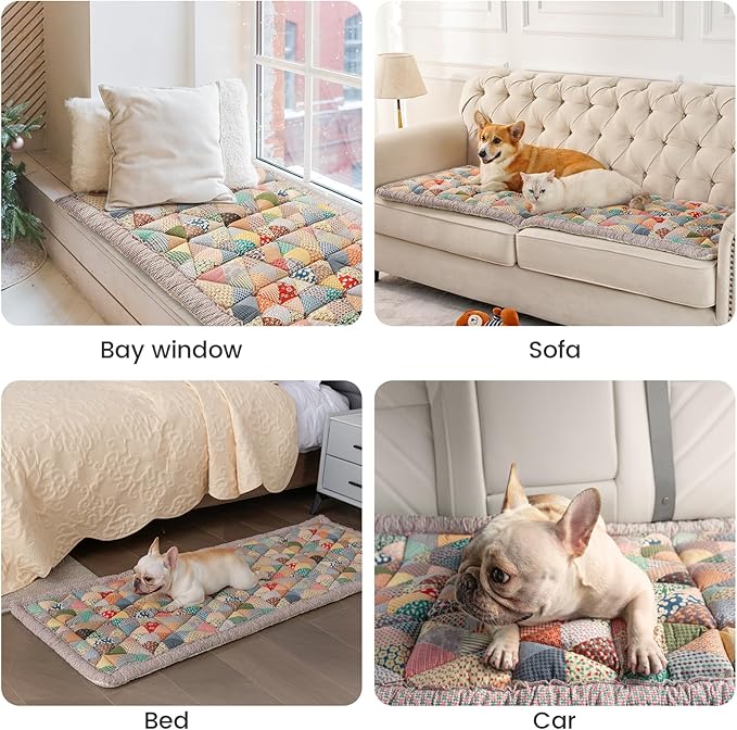 Garden Chic Cotton Protective Couch Cover Design,70x180 cm/27.6x70.9