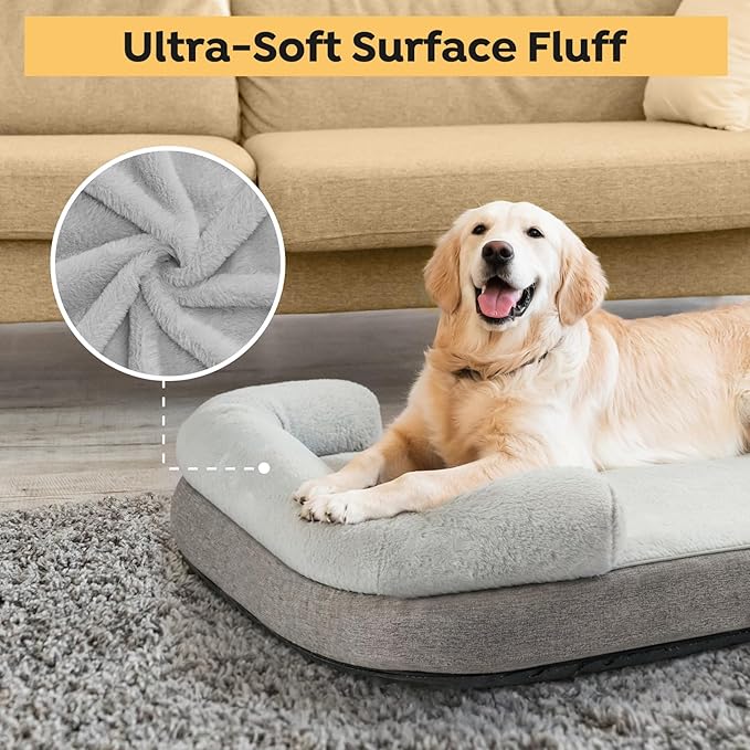 Veehoo Orthopedic Dog Bed for Medium & Large Sized Dog 60 lbs,