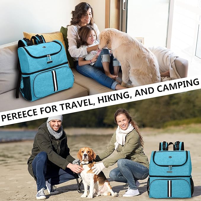 BAGLHER Pet Travel Bag 2 Silicone 2 Food