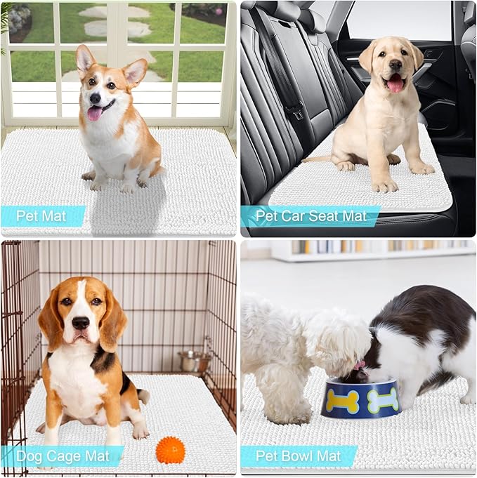 OLANLY Dog Door Mat for Muddy Paws 59x24