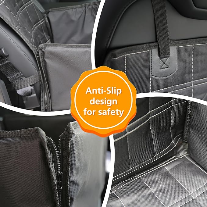 Front Dog Car Seat Cover 2-in-1 Folding