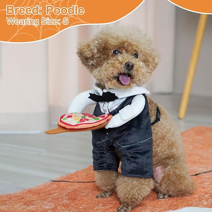 cyeollo Waiter Dog Halloween Costume