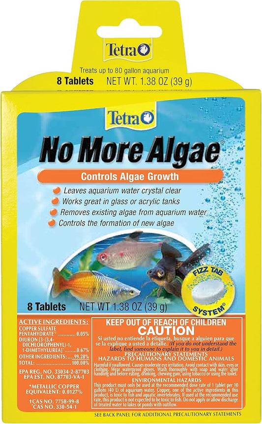 Tetra No More Algae Tablets 8 tablets,