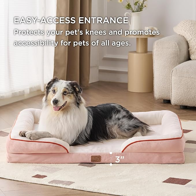 Bedsure Orthopedic Dog Bed for Extra Large Dogs 42"