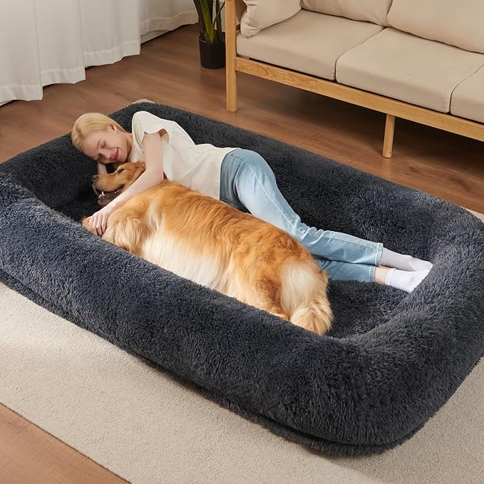 Human Dog Bed Cover (No Filler 80"x48"x10", 290