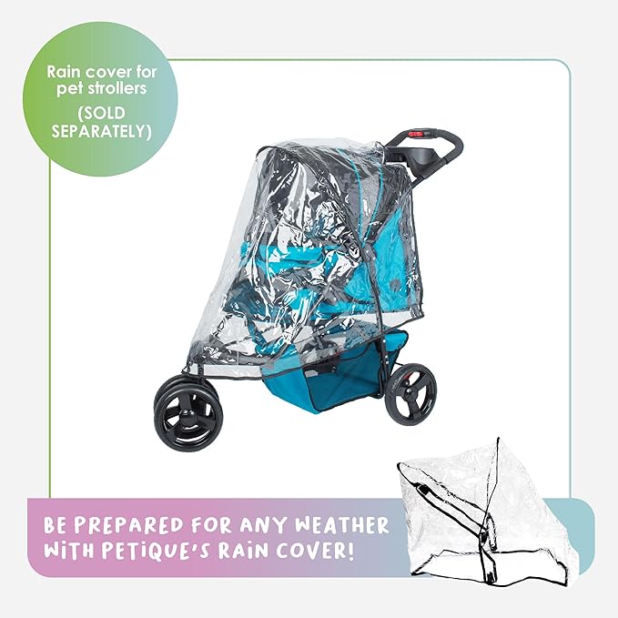 Petique Durable Pet Stroller 55LBS -