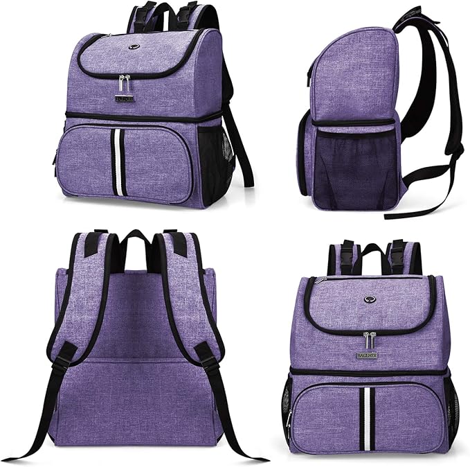 BAGLHER Pet Travel Bag 2 Silicone 2 Food
