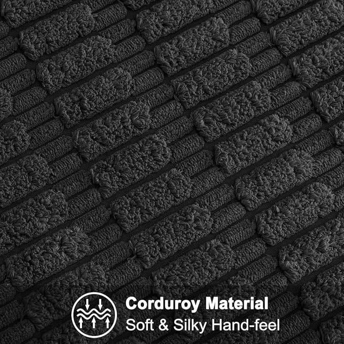 Dog Bed Cover Sofa Protector 1 Piece (40x60 inch,Black)