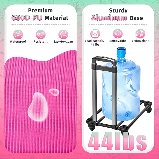 Airline Approved Pet Carrier with Wheels 20 lbs,