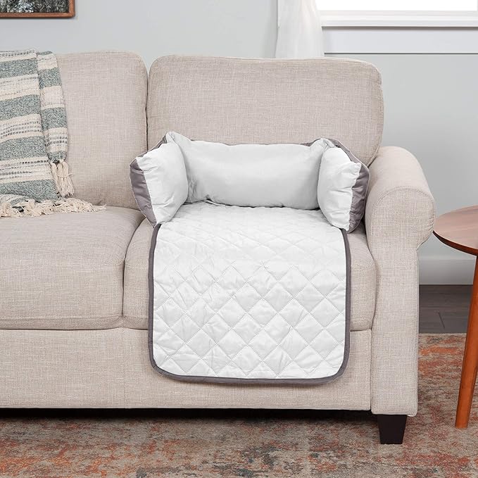 Furhaven Water-Resistant & Reversible 18" Wide Seat Cover Protector for Dogs & Cats