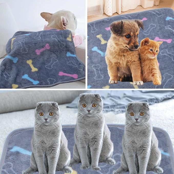 1 Pack 3 Dog Blanket for Small Dogs S(23x16 in)