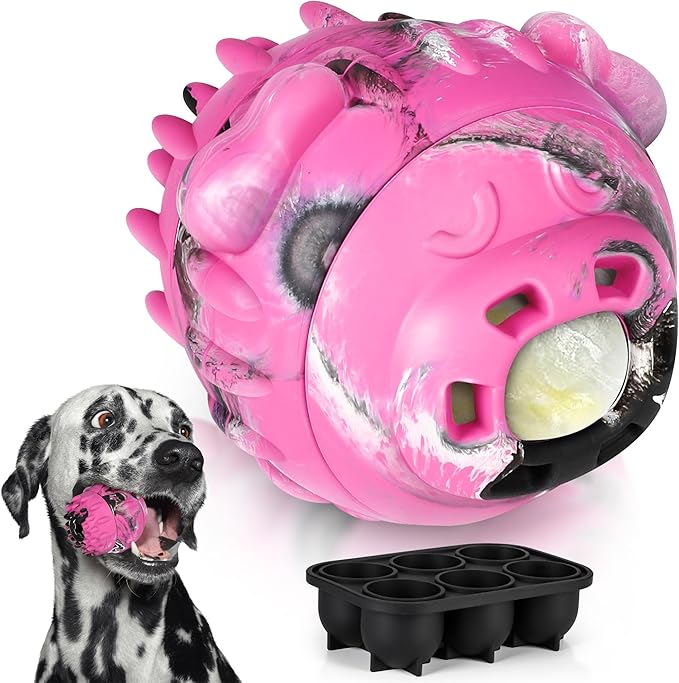 4-In-1 Interactive Frozen Dog Toy Treat