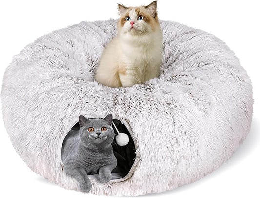 Cat Tunnel Bed for Indoor Cats