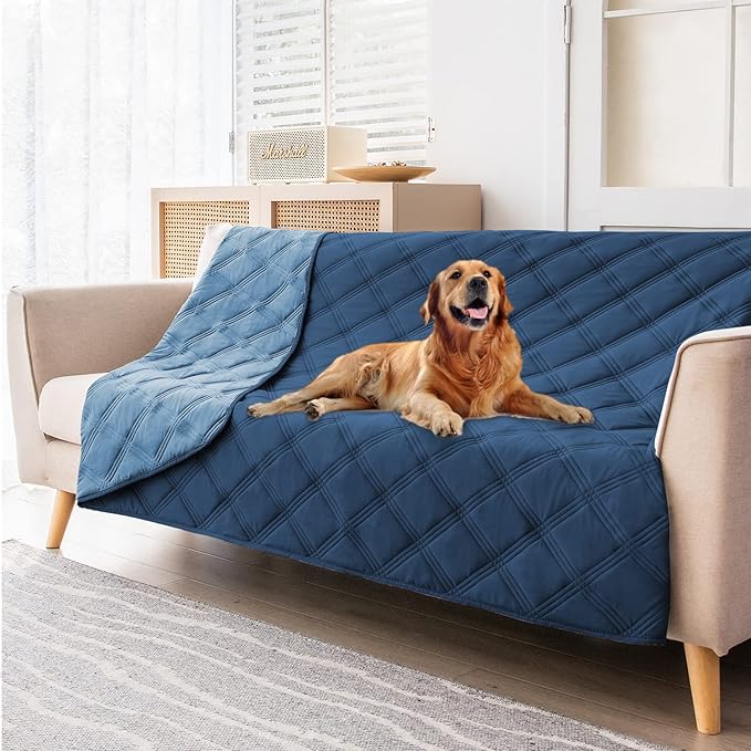 SUNNYTEX Waterproof & Reversible Dog Bed Cover Sofa Pets,(82 * 82“)