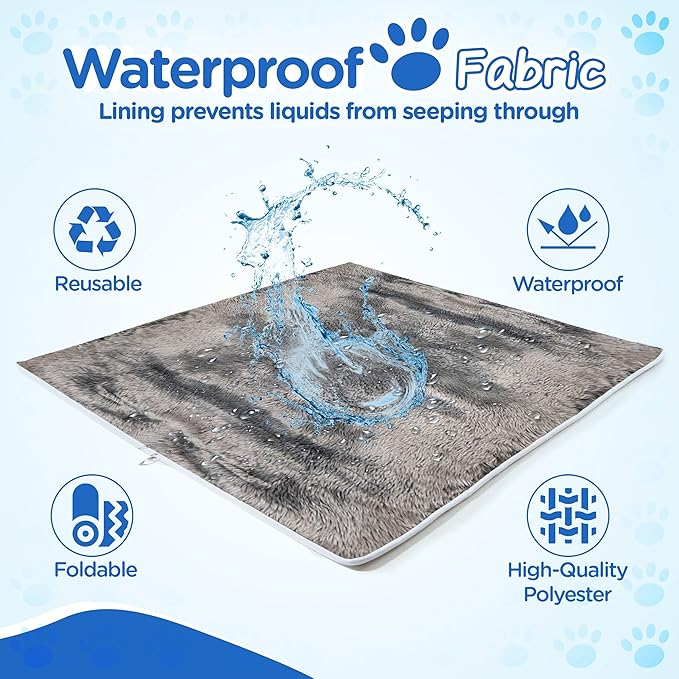 PAW BRANDS Waterproof Dog Blanket 60in x 50in Machine