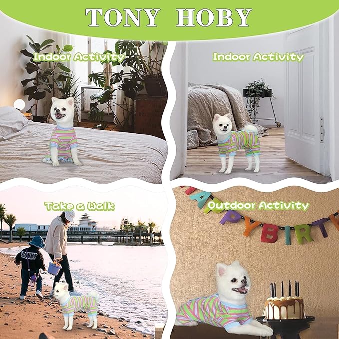 TONY HOBY Dog Pajamas 4 Legged