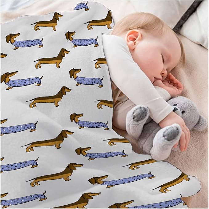 Dachshund Dog Blankets Puppy Blanket 30x40 in