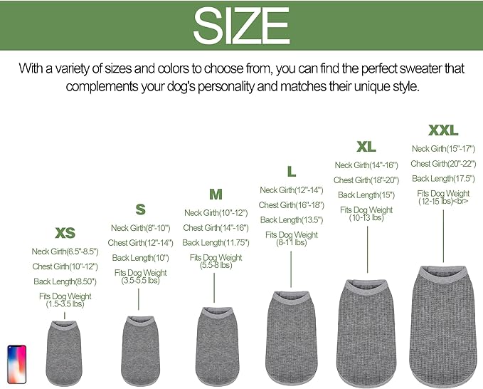 Cozy and Functional Dog Shirts for Small Puppies: Stretchable Gray Attire with Easy-On Design, Ideal for Chihuahuas and Yorkies - Enhance Comfort and Playfulness on Chill Days XX-Large