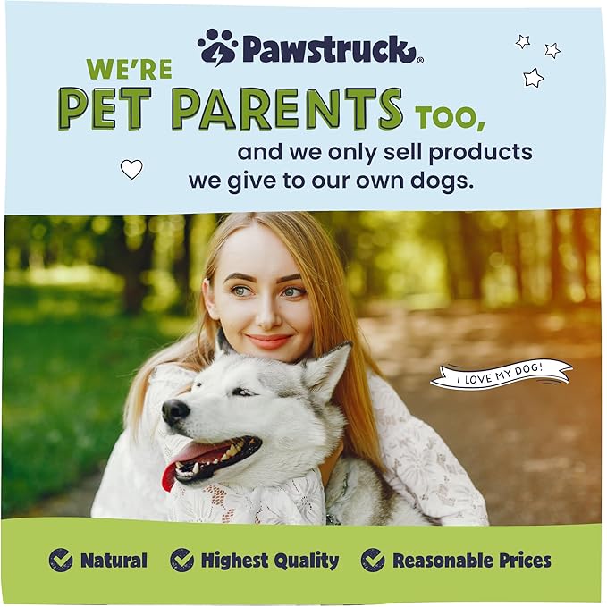 Pawstruck All-Natural 4" Bully Stick Rings for Dogs 100% Beef 25 Pack