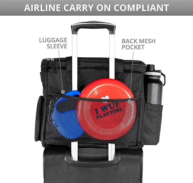 Black Dog Travel Bag for Supplies