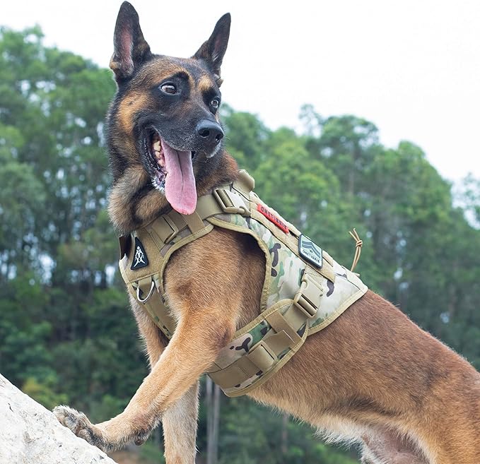Tactical Dog Harness Vest with Handle