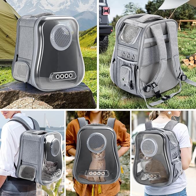 Cat Backpack Carrier 2024 Breathable 12lbs, Detachable