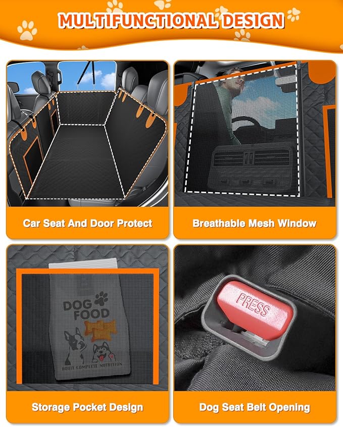 Truck Back Seat Extender for Dogs F150, RAM1500