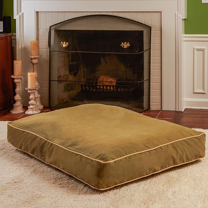 Buster Reversible Rectangle Pillow Style Dog Bed (48 x 36 in.)