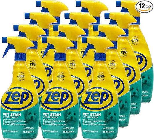 Zep Pet Stain and Odor Remover 32 Ounce ZUPETODR32 (Case 12)