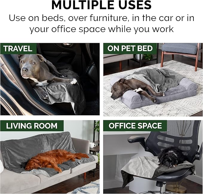 Furhaven Waterproof Throw Blanket for Dogs & Indoor Cats