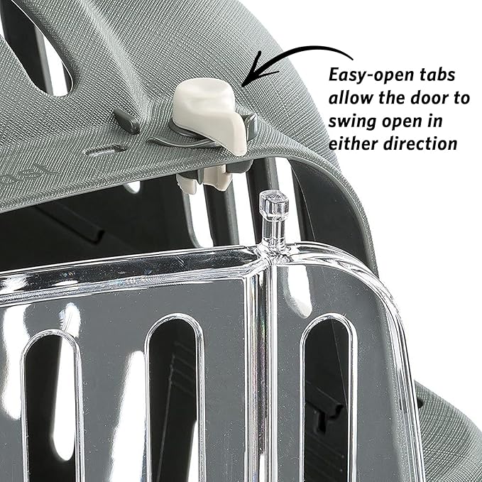 Ferplast Jet Pet Carrier: Value Dog Carrier Suitable for Toy Dog Breeds & Small Cats 18.51L x 12.6W x 11.42H inches,