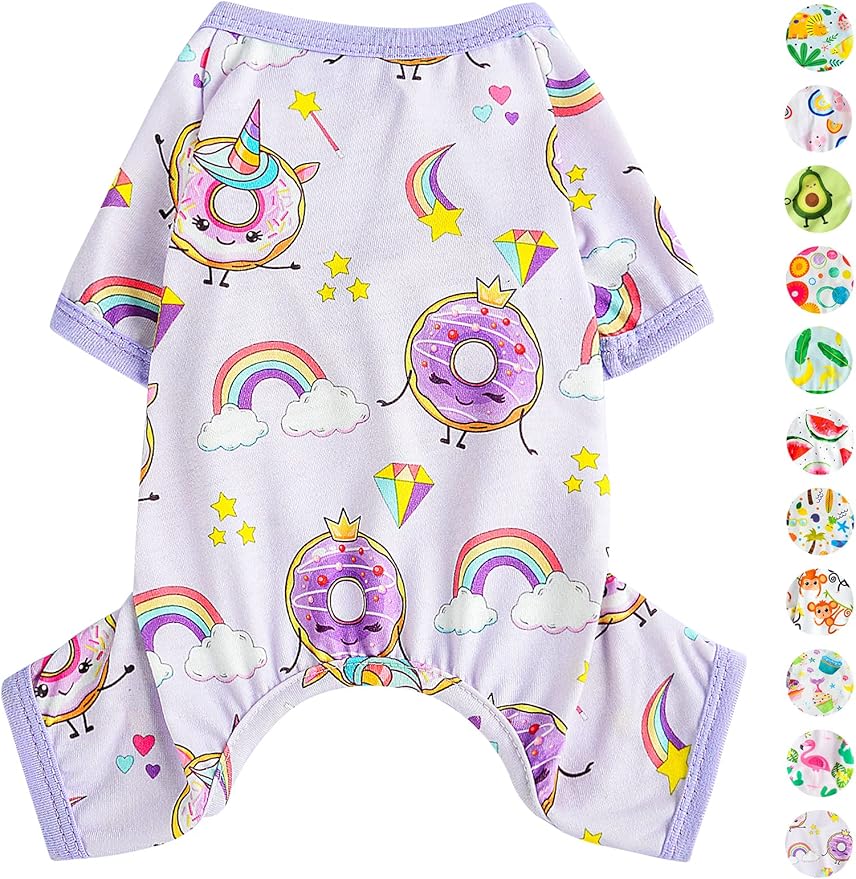 Dog Pajamas Pjs Spring Summer Dog Clothes for Small Dogs Girl