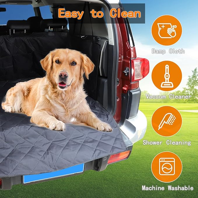 Aunginsy SUV Cargo Liner for Dogs Fit Toyot@a 2007-2024 Car