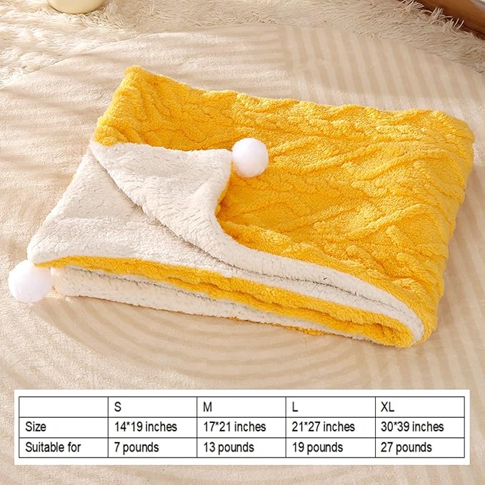 Premium Soft Dog Blanket Washable Puppy Essentials Dog