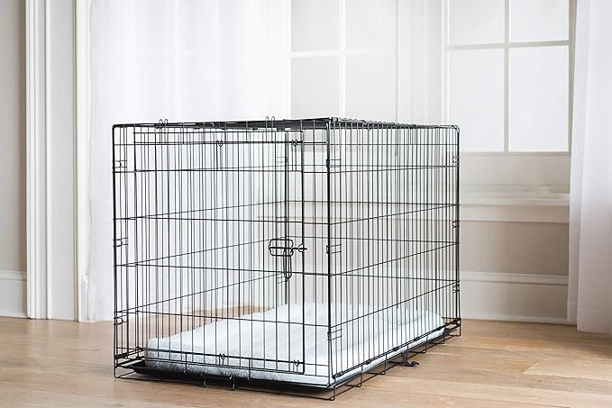 PRECISION PET PRODUCTS Sheepskin Bolster Crate Mat 48" Crates,