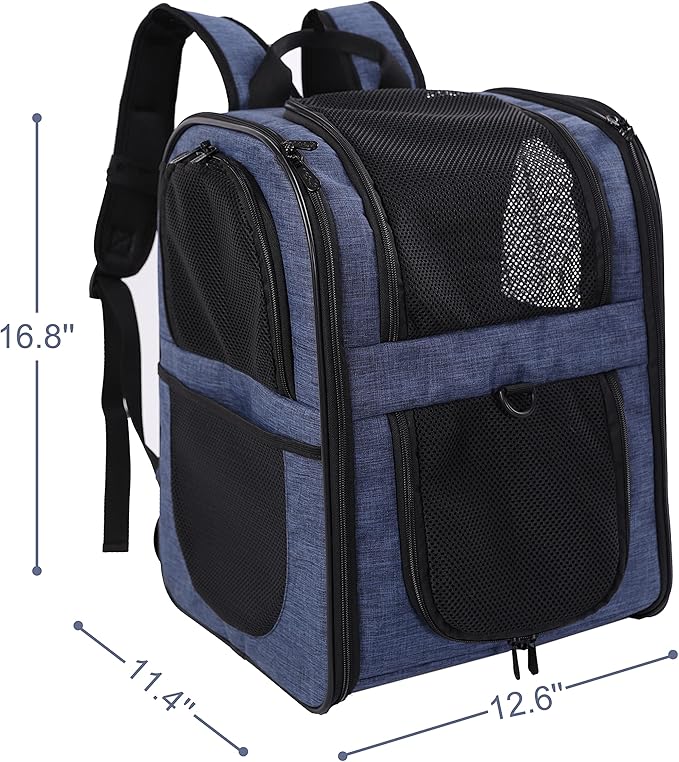 Apollo Walker Pet Carrier Backpack for Large/Small Cats and Dogs