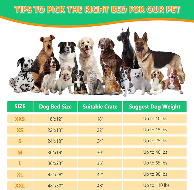 KISYYO Deluxe Dog Bed Mat for Jumbo Dogs 48 inch