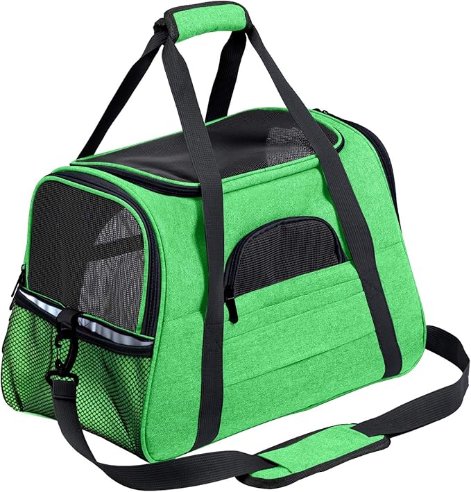 Prodigen Cat Carrier Dog Carrier for Medium Dogs Dog Travel Crate Soft Slided Collapsible Pet Travel Carrier (20.5" W 13.5" H 10" D)