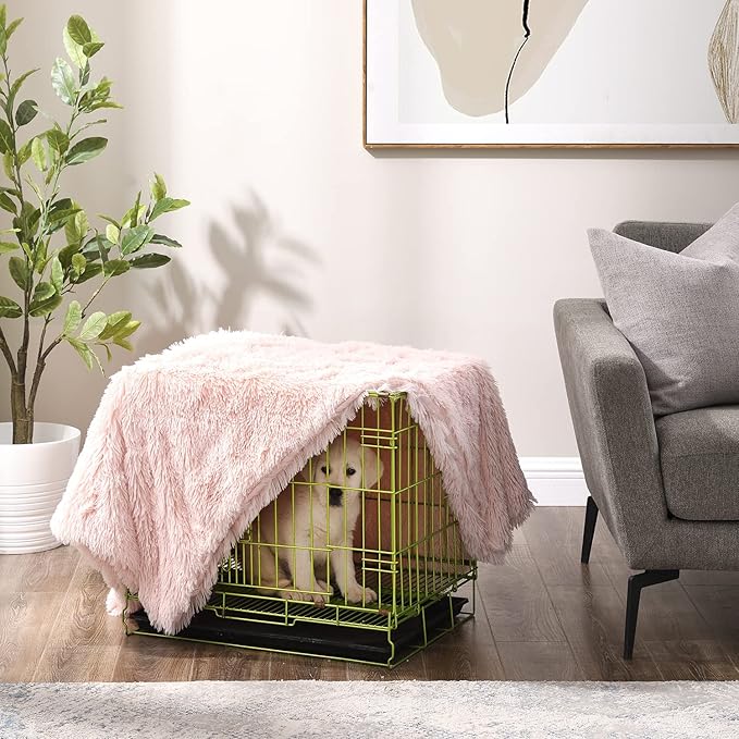 Best Friends by Sheri Calming Shag Fur Pet Throw Blanket 40"x50"