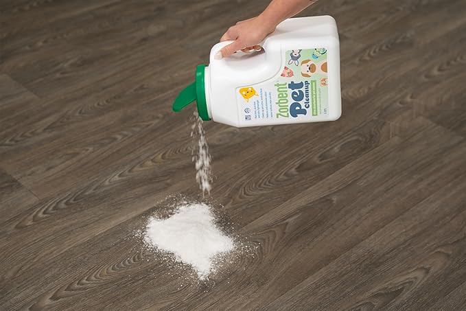 Pet Cleanup – Industrial-Grade Pet Mess Cleaner Tackles the Grossest Pet Messes in Seconds. Each Jug Absorbs up to 1 Gallon in Liquid Making Cleanup a Snap. Just Pour 5 qt